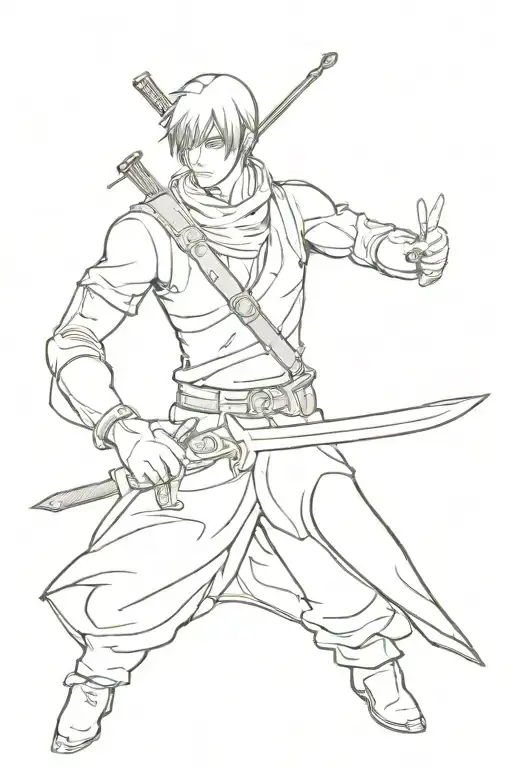 Merchant from Resident Evil 4  tattoo design idea