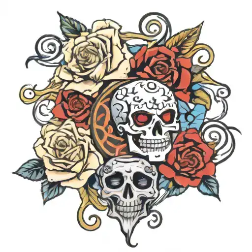 blink 182 album covers tattoo design idea