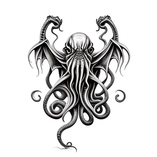 Cthulhu tattoo design idea
