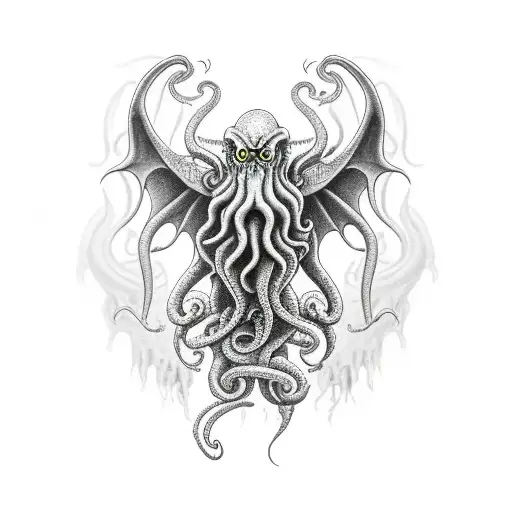 Cthulhu tattoo design idea