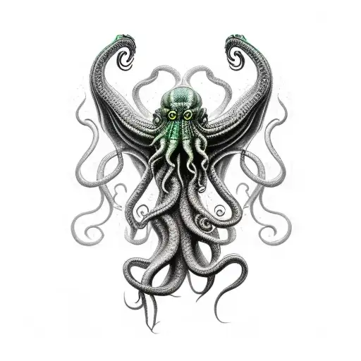 Cthulhu tattoo design idea