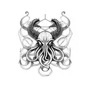 cthulhu  tattoo design idea