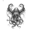 Cthulhu tattoo design idea