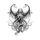 Cthulhu tattoo design idea