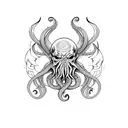cthulhu  tattoo design idea