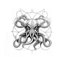 cthulhu  tattoo design idea