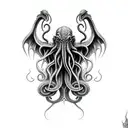 Cthulhu tattoo design idea