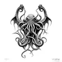 Cthulhu tattoo design idea