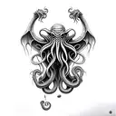 Cthulhu tattoo design idea