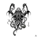 Cthulhu tattoo design idea