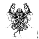 Cthulhu tattoo design idea