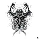 Cthulhu tattoo design idea