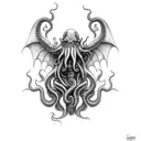 Cthulhu tattoo design idea