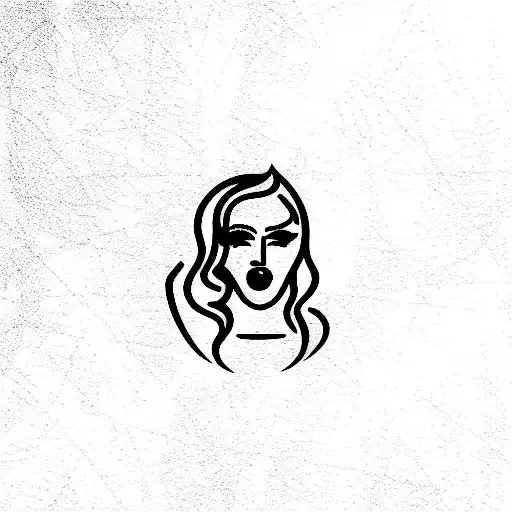 madonna singer logo tattoo design idea
