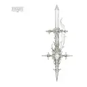 a sword, cybersigilism, with occult theme tattoo design tattoo design idea