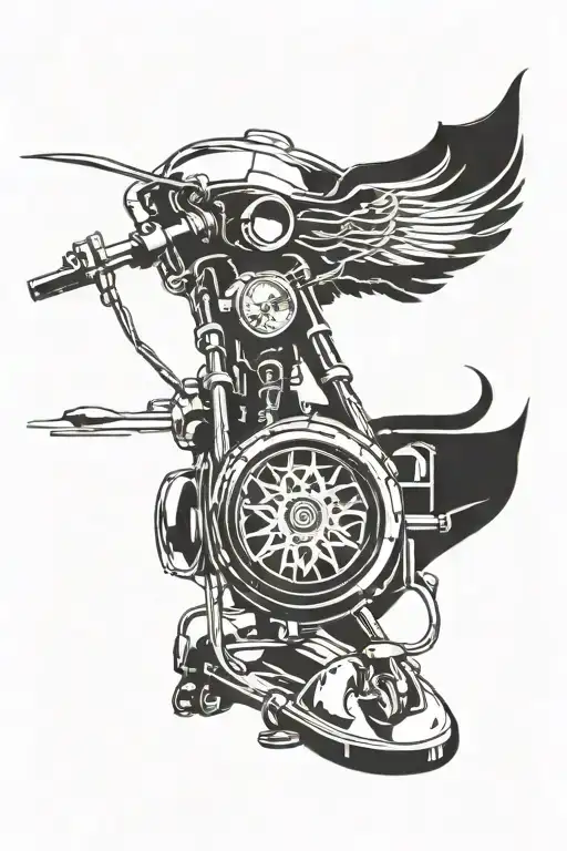 Rock music pink floyd Tom petty tool racing parts tattoo design idea