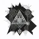 Emo tattoo design idea