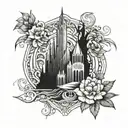 fontains dc tattoo design idea