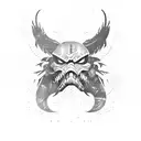 predator text tattoo design idea