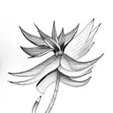 Bird of Paradise tattoo design idea
