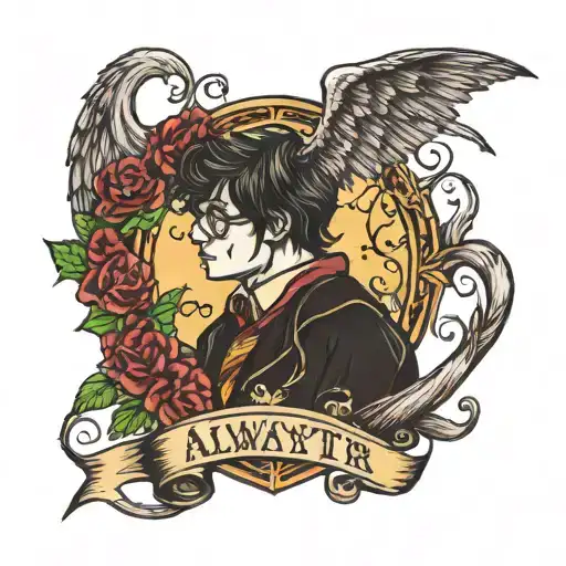 always Harry Potter inspired tattoo tattoo design idea