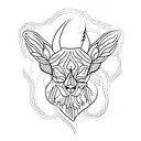 Create a minimalist tattoo of Louis Tomlinson's album cover tattoo design idea