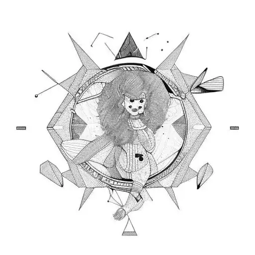 3 siblings old brother and the sisters funny tattoo design idea