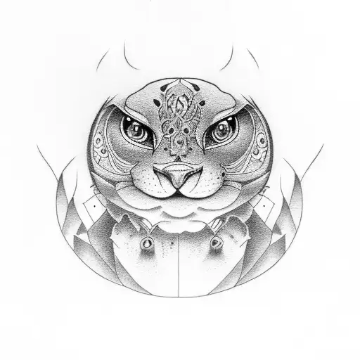 a butter bean  tattoo design idea