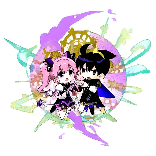 sauke curse mark blue sn purple tattoo design idea