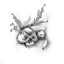 potatoe tattoo design idea