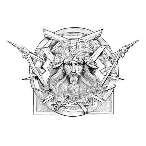 strength and definitely with greek mythology  tattoo design idea