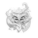 strength and definition with greek mythology  tattoo design idea