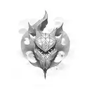 number 13 tattoo design idea