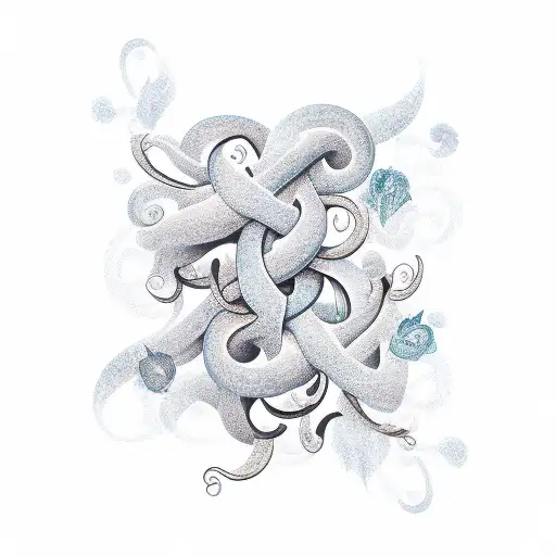 vine as neda symbol tattoo design idea