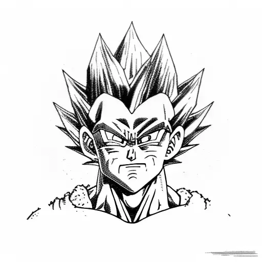 Capsula de dragon ball con vegeta de pequeño tattoo design idea