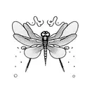 dragonfly tattoo design idea
