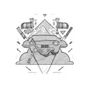 fórmula 1, automotive mechanic, venezuela, miami, ocean, mountains,  tattoo design idea