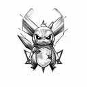 a sleeve of pikachu, charizard, deadpool, the hulk, captain america, thor, rocket league and call of duty tattoo design idea