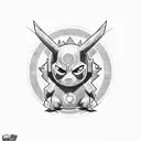 a sleeve of pikachu, charizard, deadpool, the hulk, captain america, thor, rocket league and call of duty tattoo design idea