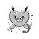 a sleeve of pikachu, charizard, deadpool, the hulk, captain america, thor, rocket league and call of duty tattoo design idea