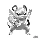 next to eachother pikachu, charizard, deadpool, the hulk, captain america, thor, rocket league and call of duty tattoo design idea