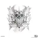 rocket league octane tattoo design idea