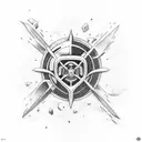 rocket league octane tattoo design idea