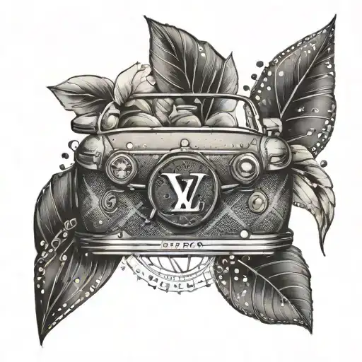 louis vuitton gucci mercedes tattoo design idea