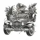 louis vuitton gucci mercedes tattoo design idea