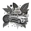 louis vuitton gucci mercedes tattoo design idea