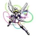 angel warrior tattoo design idea