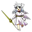 angel warrior tattoo design idea