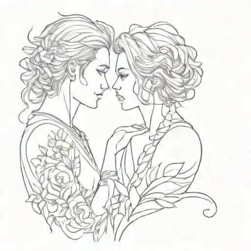 couple tattoo for lovers tattoo design idea