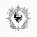 sic parvis magna tattoo design idea